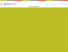 Tablet Screenshot of geckogroup.com